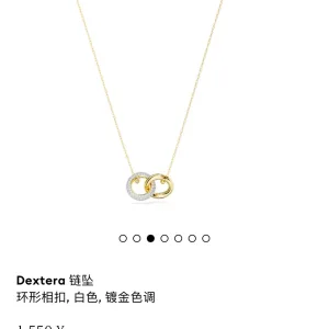 AAA Swarovski Necklace Gold Lace Easy To Match