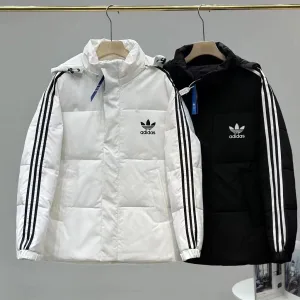Reps High Quality Adidas Outerwear Red Duck Down Suitable For All Body Types Winter