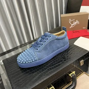 Luxury Christian Louboutin Cowhide Leather Shoes