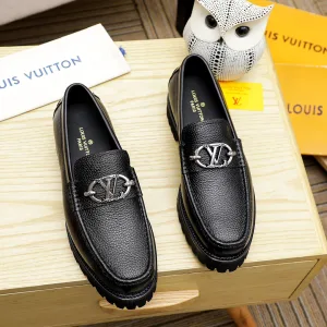 High Quality Louis Vuitton Cowhide Leather Shoes