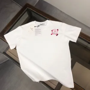 Super Clone Reps Moncler Short-Sleeved T-Shirt Brown Cotton Pure Slim Fit