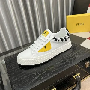 1:1 Fendi Cowhide Casual Shoes