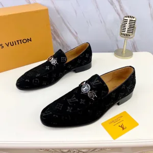 Super Clone Reps Louis Vuitton Leather Shoes Cowhide Rubber