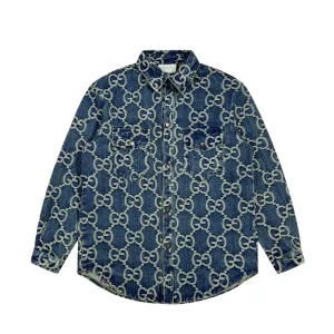 AAA Gucci T-Shirts Blue Denim