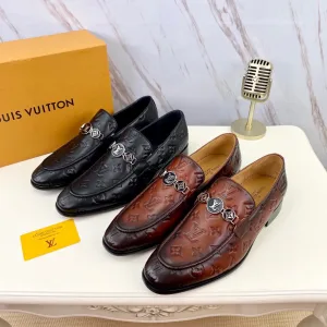 Super Clone Louis Vuitton Formal Attire Ash Cowhide Elegant Style