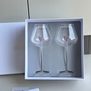 Luxury Dior Glass Wine Glass