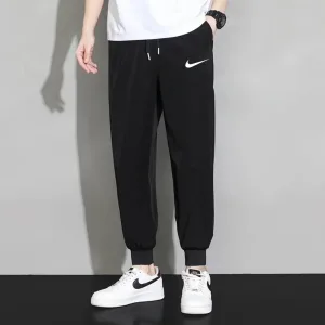 High Quality Luxury Nike Casual Pants Ash Fleece Fabric Suitable For All Body Types Winter