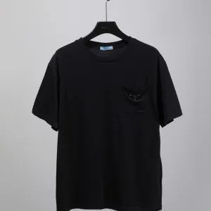 Aaa Prada Cotton Short-Sleeved T-Shirt