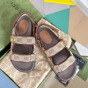 High Quality Aaa Gucci Canvas Sandals For Early Spring