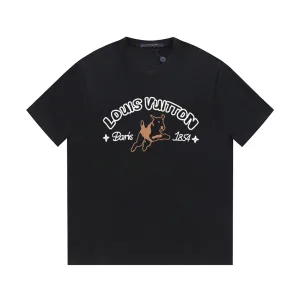 Reps Louis Vuitton Ruler Black Cotton Pure Spring Summer