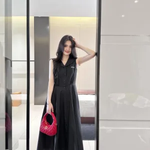 Luxury High Quality Miu Miu Cotton Sleeveless For Spring
