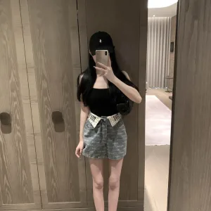 Luxury Miu Miu Denim Ruler
