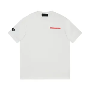 High Quality Prada Cotton Short-Sleeved T-Shirt