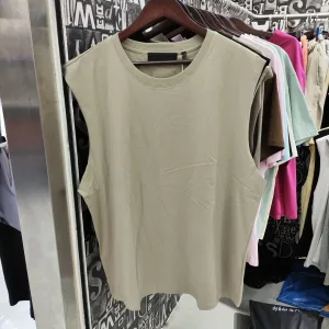 Designer Luxury Fear Of God Gold Sleeveless