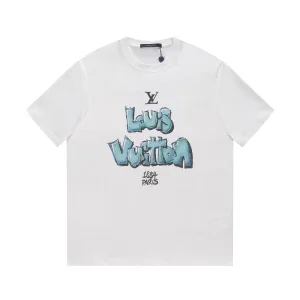 Reps Louis Vuitton T-Shirt Black Cotton Pure Spring Summer