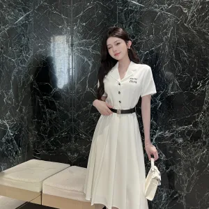 High Quality Miu Miu Short-Sleeved Shirts For Summer