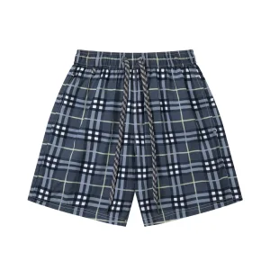 Super Clone High Quality Burberry Shorts Polyester Fiber Mesh Quick-Drying Summer Side Pockets