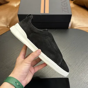 Luxury High Quality Zegna Calfskin Sneakers