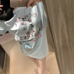 Aaa 1:1 Chanel Stone Short Sleeves
