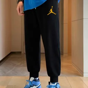 AAA Jordan Casual Pants Ash Fleece Fabric Suitable For All Body Types Winter