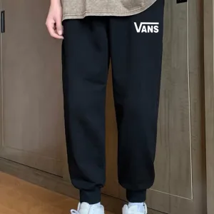 Reps Designer Vans Casual Pants Red Cotton Suitable For All Body Types Spring