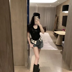 Aaa Chrome Hearts Denim Shorts