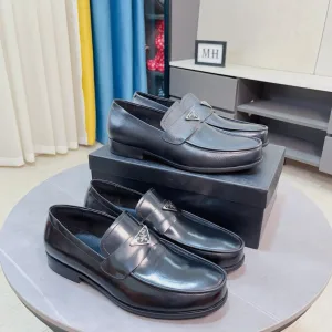 Luxury Prada Cowhide Leather Shoes