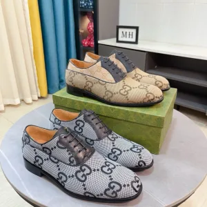 Designer Aaa Gucci Calfskin Leather Shoes