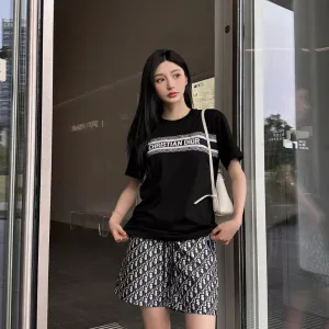 1:1 Aaa Dior Jacquard Short-Sleeved Shirts