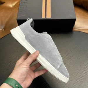 Aaa Luxury Zegna Calfskin Sneakers