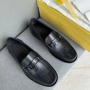 High Quality Fendi Cowhide Leather Shoes