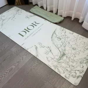 Designer Luxury Dior Leather Yoga Mat