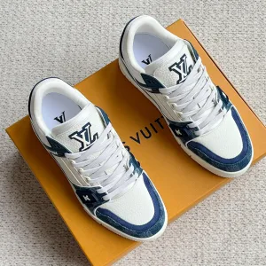 Luxury High Quality Louis Vuitton Calfskin Sneakers