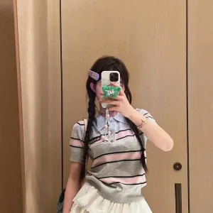 1:1 Luxury Miu Miu Jacquard Short Sleeves