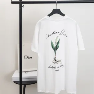 Luxury Dior Cotton Short-Sleeved T-Shirt