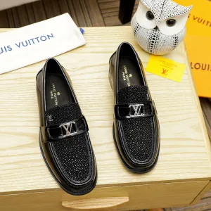 Luxury Louis Vuitton Cowhide Leather Shoes