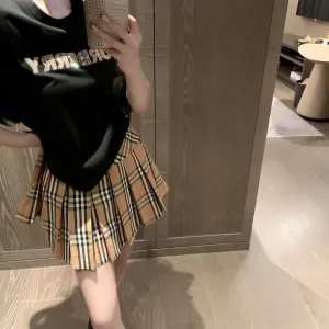 High Quality Aaa Burberry Plaid Short-Sleeved Shirts