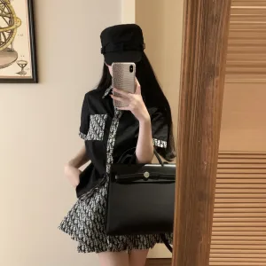 High Quality Aaa Dior Jacquard Short-Sleeved Shirts