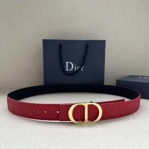 Reps Dior Belt Red Sophistication