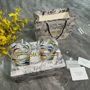 Luxury Dior Glass Wine Glass
