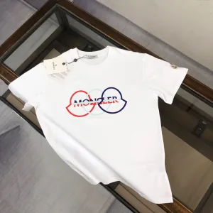 High Quality Monk Short-Sleeved T-Shirt Ash Cotton Pure Slim Fit