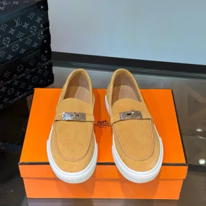 High Quality Hermès Cowhide Loafers