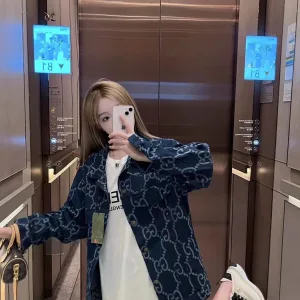 Designer Luxury Gucci Denim Shirt For Autumn