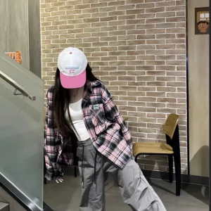 High Quality Stussy Shirts Red Velvet Flannel Autumn Winter Early Patch