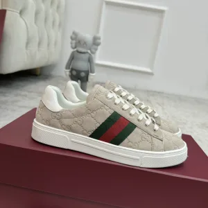 Luxury Gucci Casual Shoes Top-Grain Cowhide Sheepskin Summer Autumn