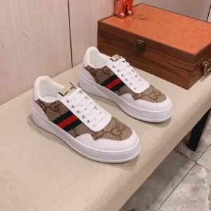 Luxury Gucci Cowhide Casual Shoes