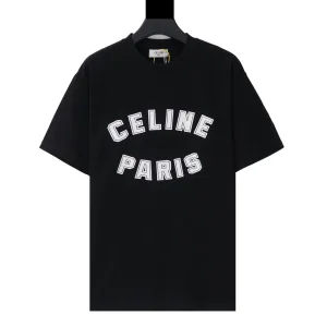 Aaa Luxury Celine Cotton Short-Sleeved T-Shirt For Summer