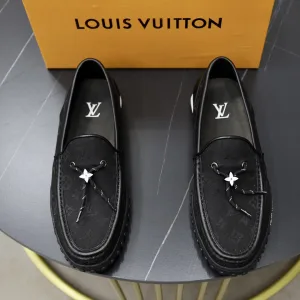 Designer Louis Vuitton Canvas Leather Shoes