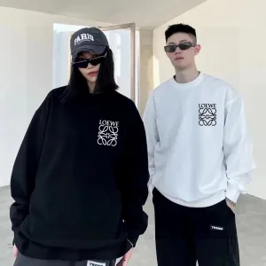 Designer Luxury Loewe Cotton Hoodie For Autumn