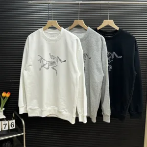 AAA Archaeopteryx Hoodies Red Cotton Pure Delicate And Soft To The Touch Exquisite Workmanship Autumn